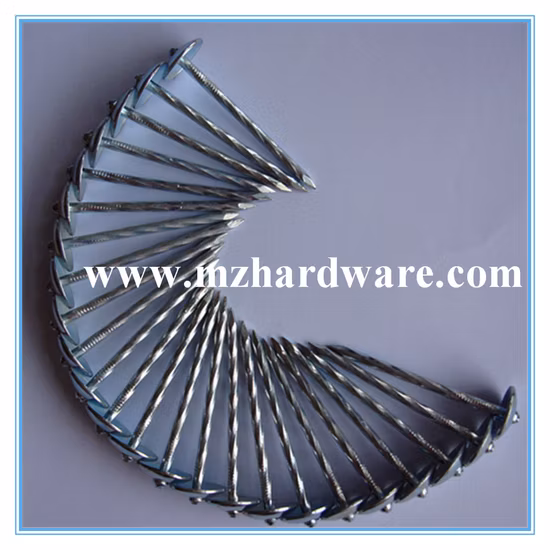 Дешевые цены Q195 полированный железный гвоздь оцинкованный кровельный гвоздь