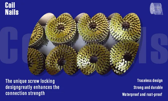 Высококачественный желтый оцинкованный кровельный гвоздь